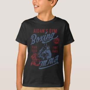 T-shirt Aidan's Gym Boxing Mixed martial art Retro Design