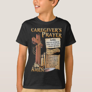 T-shirt Aidants de soins Prière Croix chrétienne Foi Espoi