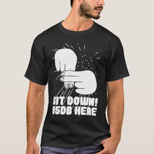 T-shirt Aide à l'ouïe Fierté sourde ASL langue des signes (Devant)