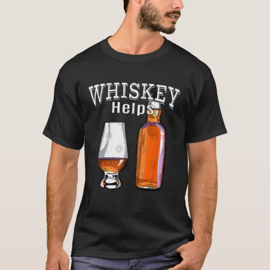 T-shirt aide au whiskey (Devant)