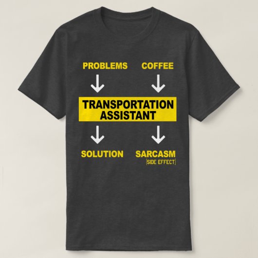 T-SHIRT AIDE AUX TRANSPORTS (Design devant)