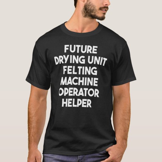T-shirt Aide de l'opérateur de machine à plier de l'unité (Devant)