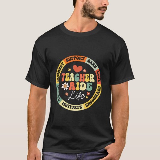 T-shirt Aide enseignant Assistant enseignant Appréciation  (Devant)