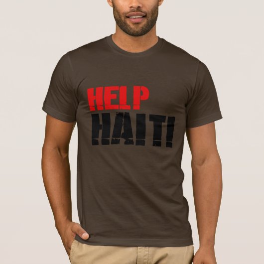 T-SHIRT AIDE HAÏTI (Devant)