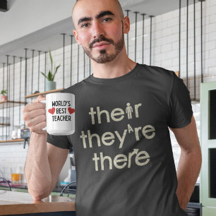 T-shirt Aide pédagogique élémentaire sombre Vocabulaire En