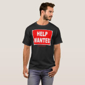 T-SHIRT AIDE RECHERCHÉE (Devant entier)