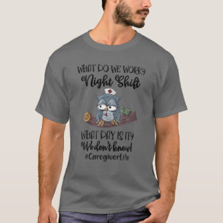 T-shirt Aide-soignant de nuit