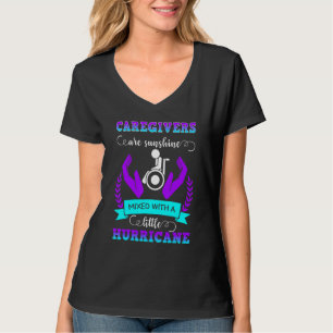 T-shirt Aide Soignante Ensoleillée Infirmière Auxiliaire P