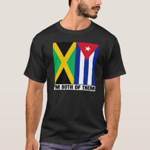 T-shirt Aidée de Jamaican Half Cuban Heritage Jamaica & Cu