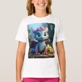 T-shirt Aiden, un dragon lunaire (Devant)