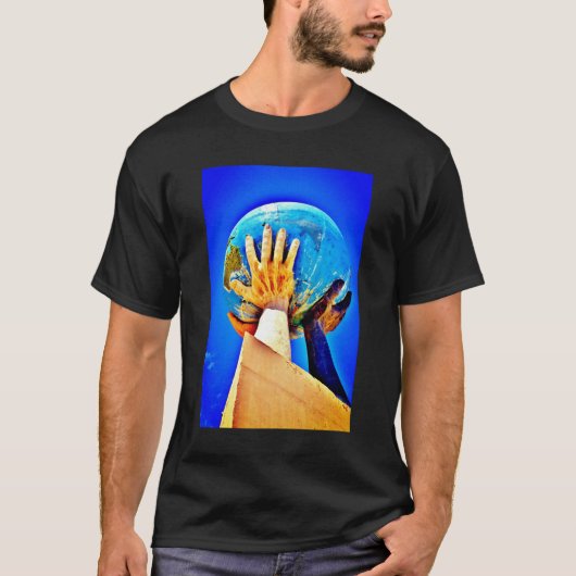 T-shirt Aider les mains (Devant)