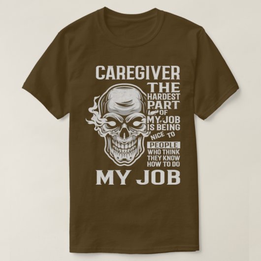T-shirt Aides de carrière (Design devant)
