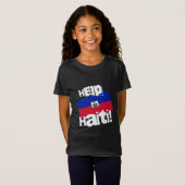T-Shirt Aidez Haïti ! (Devant entier)