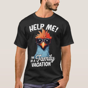 T-shirt Aidez-moi, je suis en vacances en famille 