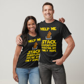T-shirt Aidez-moi Stack Overflow drôle devops programmer (Unisexe)