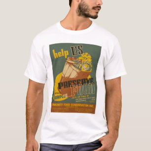 T-shirt Aidez-nous à conserver votre nourriture en surplu