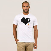 T-shirt aïe. arc-en-ciel (Devant entier)