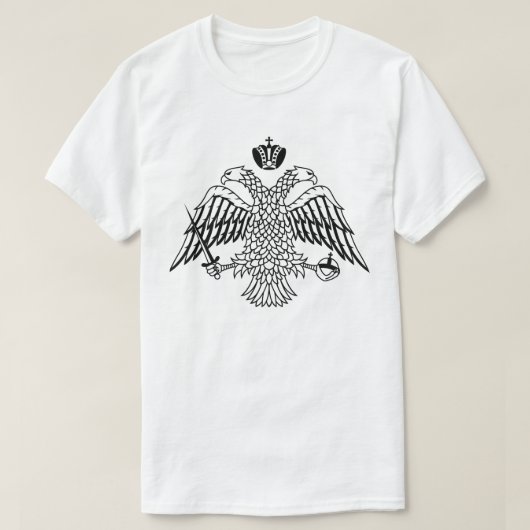 T-shirt Aigle à deux têtes (Design devant)