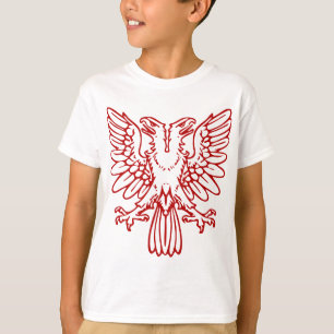 T-shirt Aigle à deux têtes - Rouge rubis