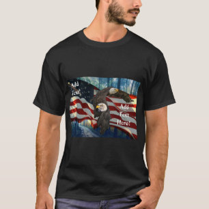 T-shirt Aigle à drapeau américain