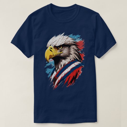 T-shirt Aigle à tête basse (Design devant)
