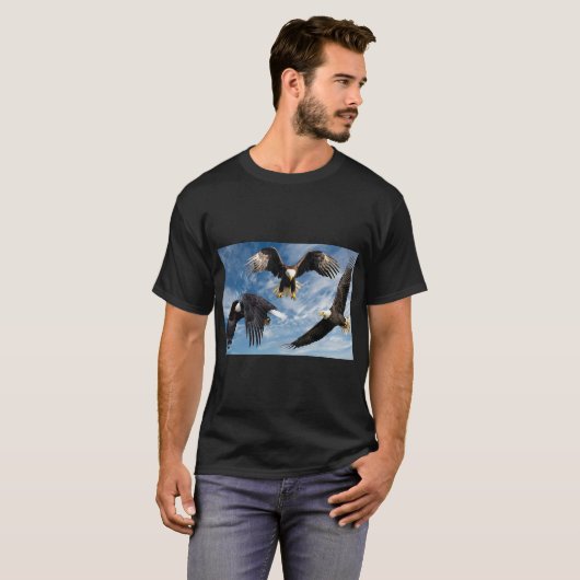 T-shirt Aigle à tête blanche (Devant entier)