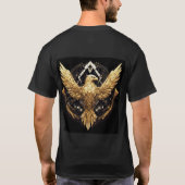 T-shirt Aigle Abstrait Déployant Ses Ailes (Dos)