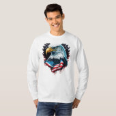 T-shirt Aigle américain (Devant entier)