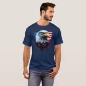 T-shirt Aigle américain (Devant entier)
