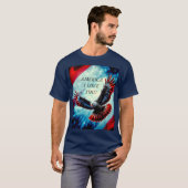 T-shirt aigle américain (Devant entier)