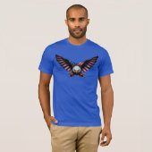 T-shirt Aigle Américain arrive pour vous! (Devant entier)