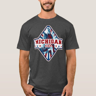 T-shirt Aigle américain du Michigan