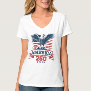 T-shirt Aigle Américain Patriotique Joyux 250e Anniversair