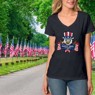 T-shirt Aigle Américain Patriotique Joyux 250e Anniversair