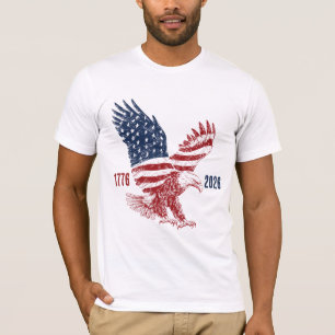 T-shirt Aigle Américain Patriotique Joyux 250e Anniversair
