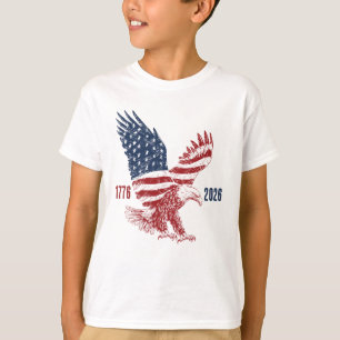 T-shirt Aigle Américain Patriotique Joyux 250e Anniversair