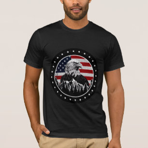T-shirt Aigle Américain Patriotique Joyux 250e Anniversair