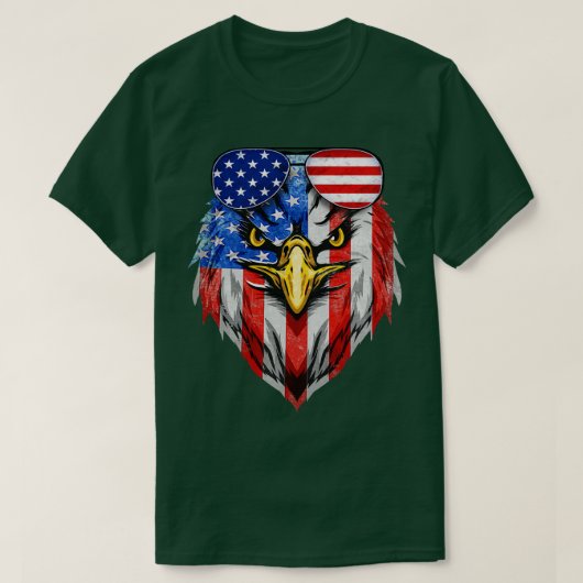T-shirt Aigle américaine 1 (Design devant)