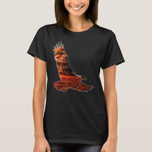 T-shirt Aigle amérindienne (Devant)