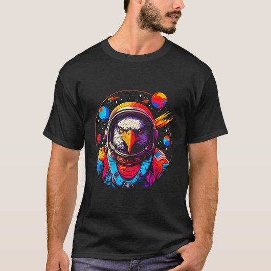 T-shirt Aigle astronaute (Devant)
