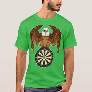 T-shirt Aigle aux fléchettes avec Dartboard