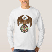 T-shirt Aigle aux fléchettes avec Dartboard (Devant)
