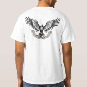 T-shirt Aigle aux plumes ornées