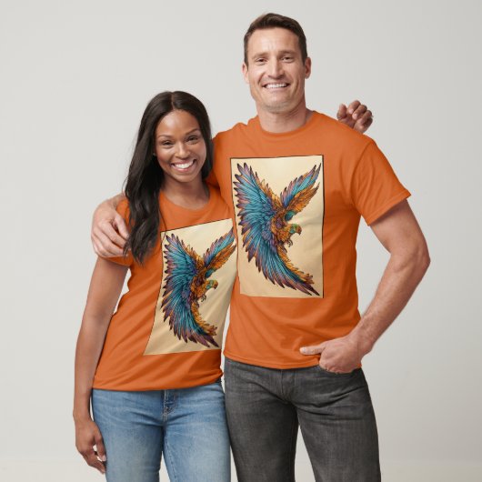 T-shirt aigle avec aile t-s (Unisexe)