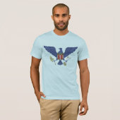 T-shirt Aigle bleu (Devant entier)