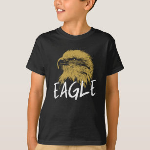 T-shirt Aigle chaman totem animal, deux côtés imprimer