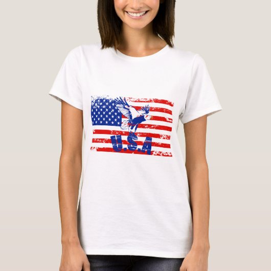 T-shirt aigle chauve (Devant)