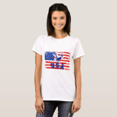 T-shirt aigle chauve (Devant entier)