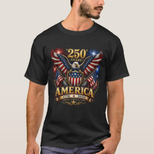 T-shirt Aigle chauve patriotique 4 juillet Américain