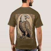 T-shirt "Aigle" Conçu (Dos)